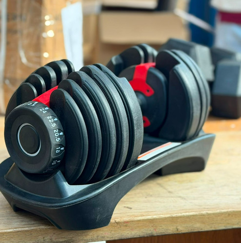 Adjustable dumbbell pair 24kg - pair,