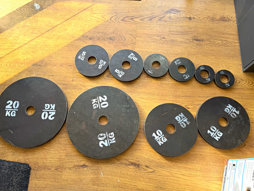 Metal standard weight - standard, plates