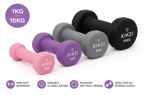 Neoprene dumbbells pair hand - dumbbells,