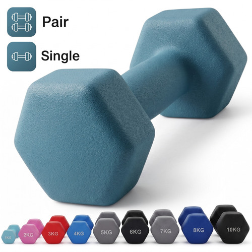 Neoprene hand dumbbells - neoprene,
