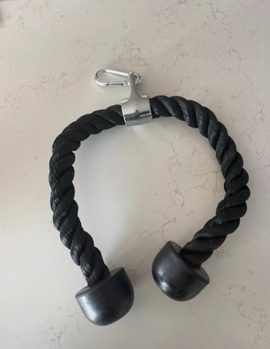 Gym tricep rope pull down - rope,
