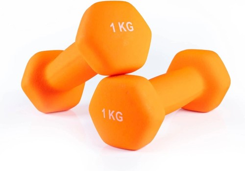 1kg neoprene dumbbells - 1kg, x