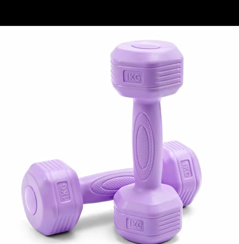 1kg purple fixed weight - 1kg,