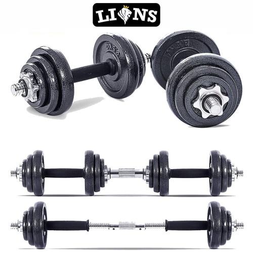 20kg cast iron dumbbell set - cast,
