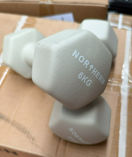 Neoprene hex dumbbells - hex, 2