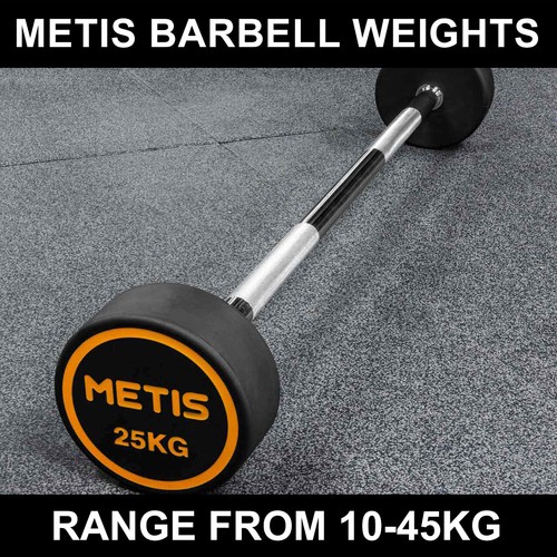Metis rubber barbell weights - metis,