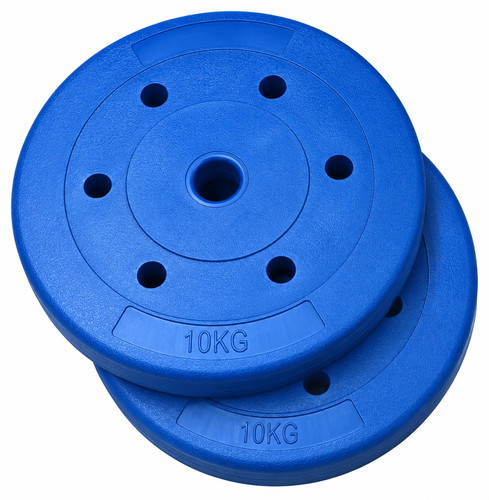 Weight plates 10kg pair - pair, inch