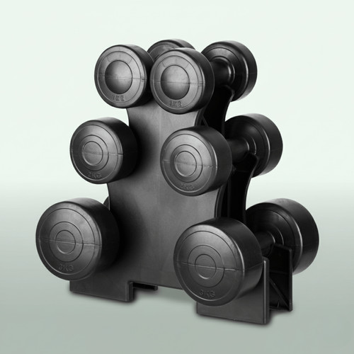 Dumbbells set with - set, storage
