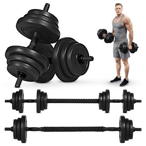 Adjustable dumbbells set - dumbbells,