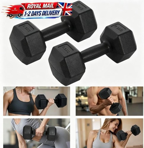 5kg hex dumbbells weight - 7.5kg,