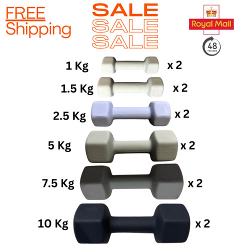 Hex dumbbell pairs weight sets - hex,