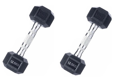 5kg hex dumbbells pair - x,