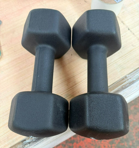 Neoprene hex dumbbells pair - hex,