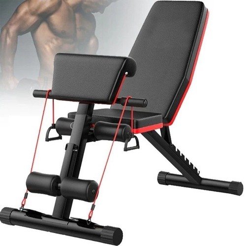 Foldable dumbbell weight bench - foldable,