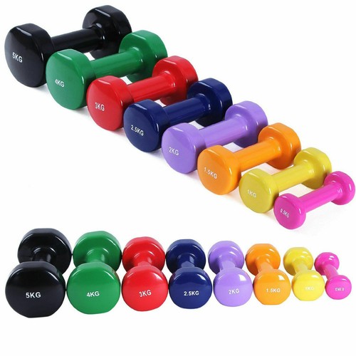 Vinyl dumbbell pair solid - vinyl,