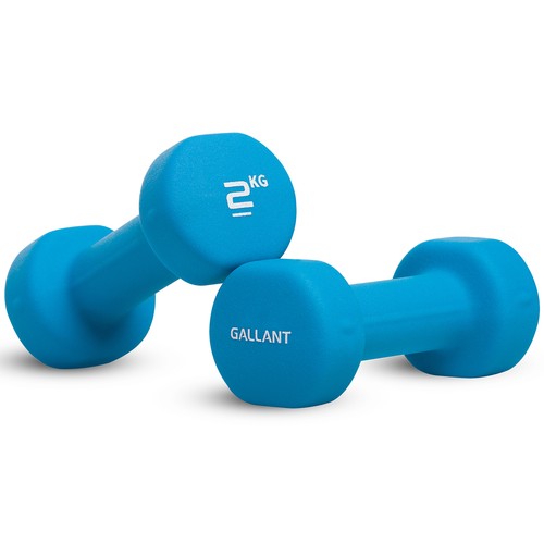 2kg neoprene dumbbells hand - neoprene,