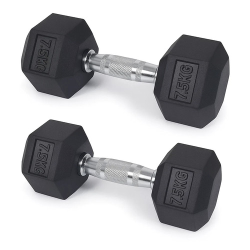 5kg pair rubber - pair, hex