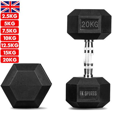 Hex dumbbells set 5kg - hex,