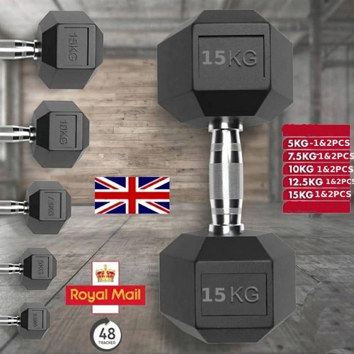 Hex dumbbells set pair - dumbbells,
