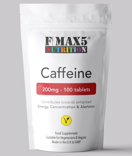 Caffeine tablets 200mg - caffeine,