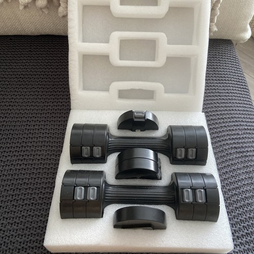 Navaris adjustable dumbells - adjustable,