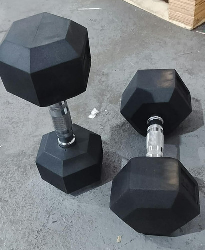 Hex dumbbells 8kg pair - x2,