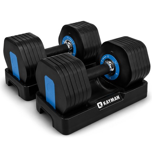 Kayman adjustable dumbbell - dumbbell, set