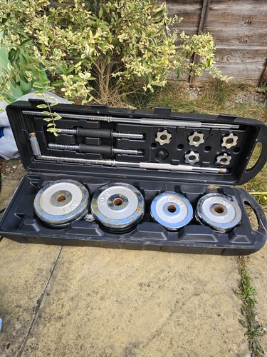 Weights set with dumbells - set, and