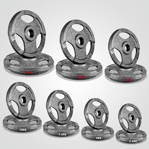 Tri grip cast iron olympic - tri-grip,