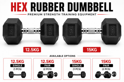 Ntek 15kg single rubber - kg,